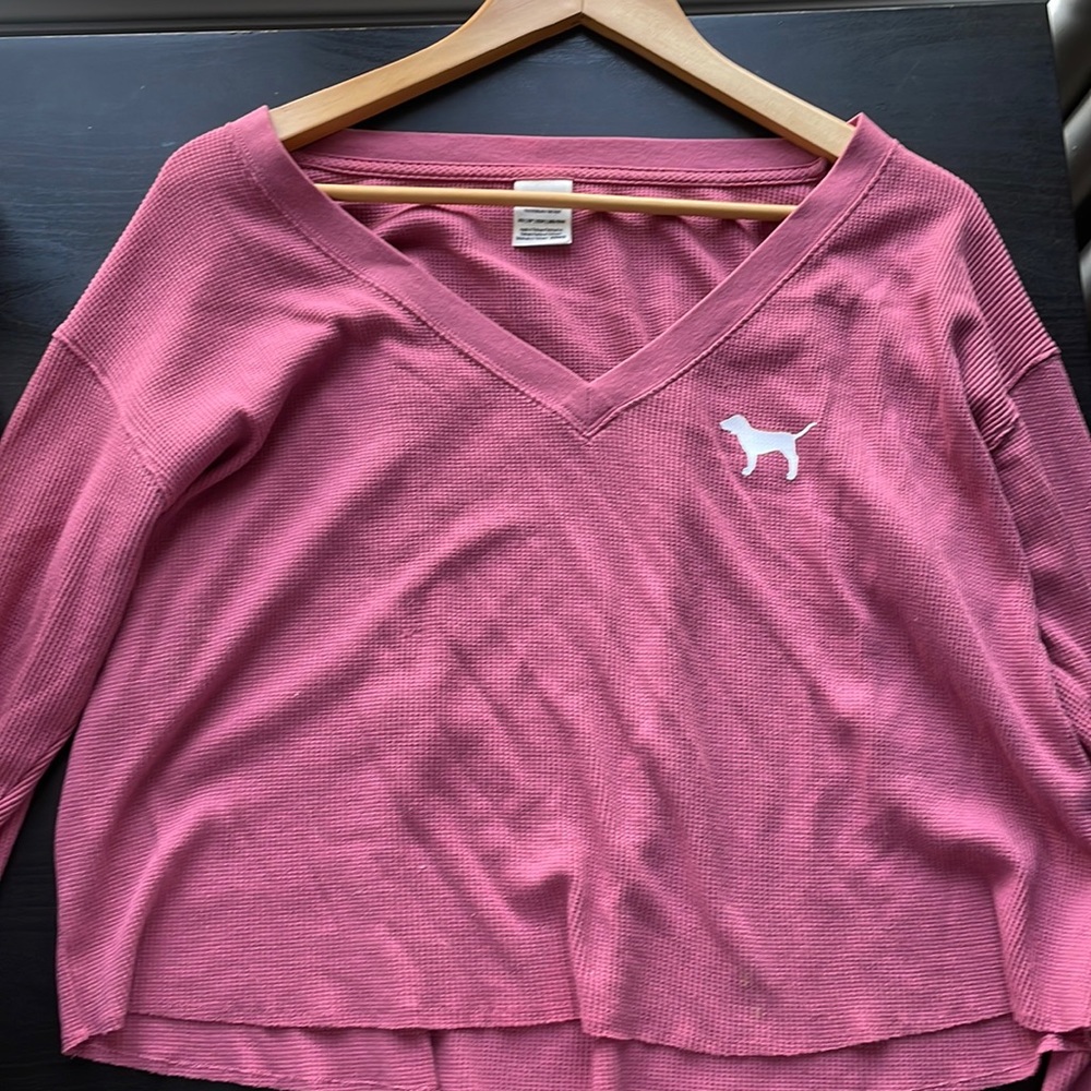 Pink Loose fitting long sleeve